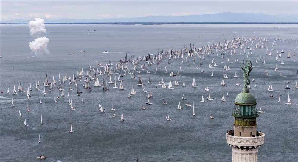 barcolana vista dal faro della vittoria